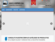 Tablet Screenshot of maxejimenez.com